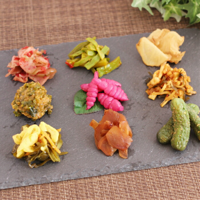 工場直送 送料無料選べる 漬物 お惣菜 ９点から３種青唐がらし味噌 チョロギ 梅ザーサイ 焼生姜 ぶっかけ生姜大根 山くらげ 青唐ちびっこきゅうり 天神漬 秋田県産 いぶりがっこ スライス お取り寄せ お試し 食べ比べ Qdtek Vn