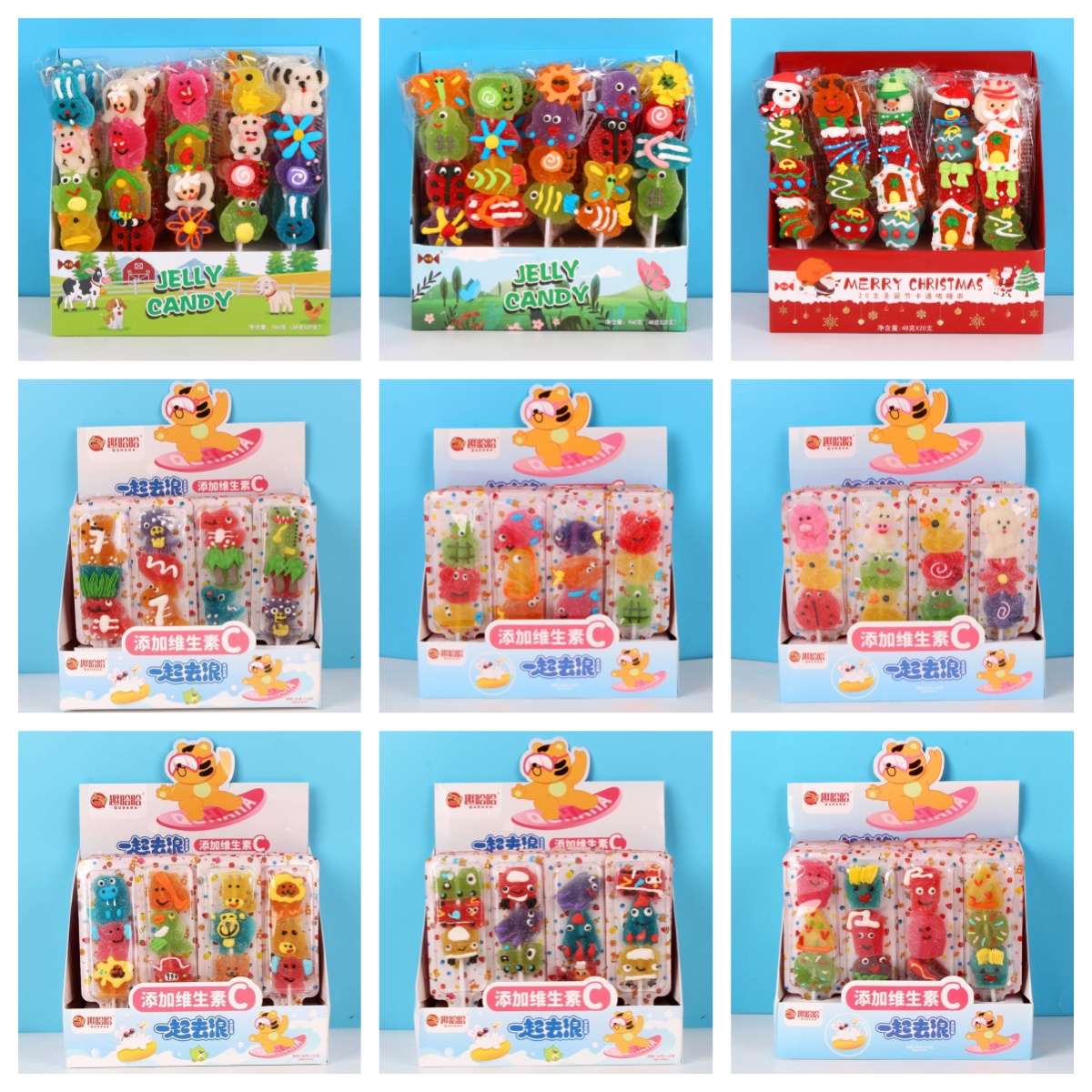 【20本/28本セット】人気グミ『48g*20本』『36g*28本』ロリポップ 棒付きキャンディ ビタミンＣグミ 詰め合わせ グミセット 人気菓子 お菓子 Youtube insで話題 可愛い 今SNSで話題 お菓子セット ぐみ 大人気 大人 子供 子ども 誕生日プレゼント 贈り物 クリスマス tg-33
