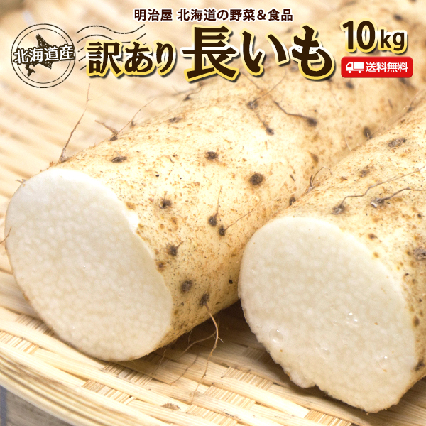 ＼300円OFFクーポン発行中／【予約商品】【12月上旬‐中旬お届け予定】訳あり 長いも 送料無料 10kg 北海道産 トロロイモ 山いも ながいも 長芋 ナガイモ 滋養強壮 山かけ スーパーセール■長いも●