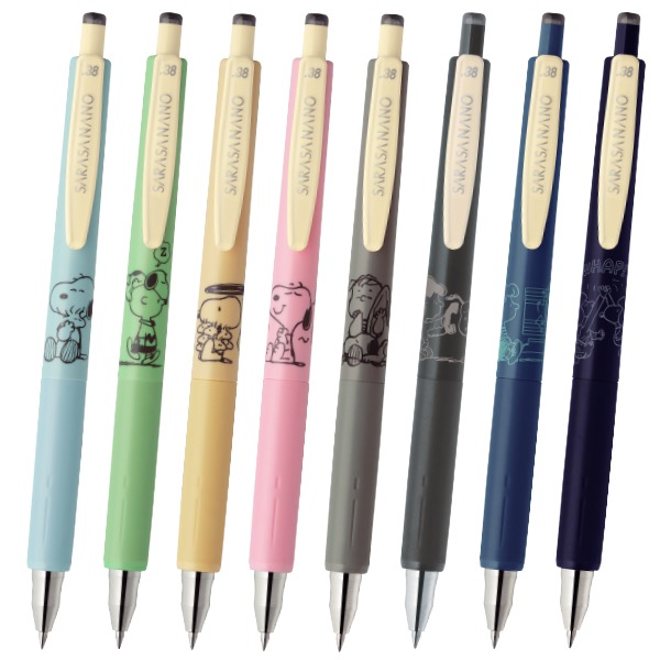 ZEBRA - サラサクリップスヌーピー8本×2セット Amazon.com : ZEBRA SARASA Clip 0.5mm Ballpoint Pen, SNOOPY