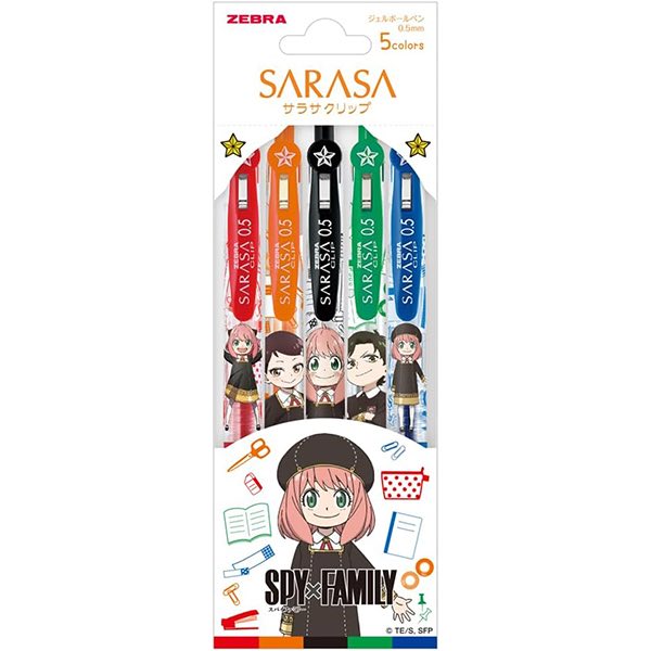サラサマルチ　サラサクリップ　SARASA スパイファミリー　ボールペンセット 160548.jpg