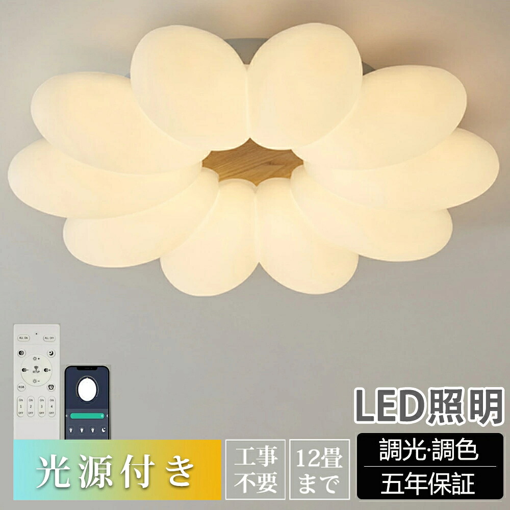 【5年引き受ける】最高限度ともし火 今めかしい 花 LED 調光調色 子供部屋 和室 洋室 遠隔操作付き添い人 北欧 照明装置手道具 6畳 8畳 12畳 リビング 照明装置 好いたらしい 引掛対応 工事不必要 上昇限度照明装置 ともし火 灯し火 リビングともし火 led照明装置 間接的な行動照明装置 部屋の入り口 勝手もと 晩ご飯 歩廊