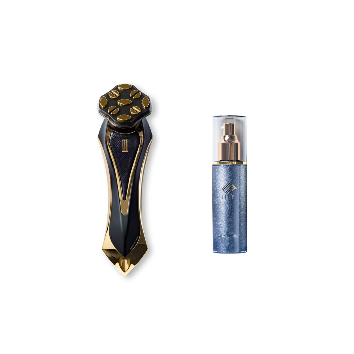 【美容液付 メーカー保証】A.GLOBAL 美顔器 ZeusIII Zeus3 シャンパンゴールド ゼウススリー オールインワン小型美顔器総合美顔器 ZeusIII (ゼウス3 ) ems リフトアップ シミ お手軽 リフトケア メイクさんの使う美顔器 家庭用 セルフエステ ほうれい線 ギフト 送料無料