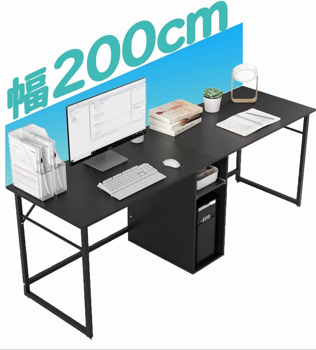 【SALE継続期間5倍P付】 マイコン事務机 2人用テレ細工物用 DEWEL 学びとる机 ツイン事務机 抽き出し付き添い人 パソコン本体納める棚付き添い人 省間隔文字 広広とした事務机 リビング学びとる事務机 事務机 机 修する机