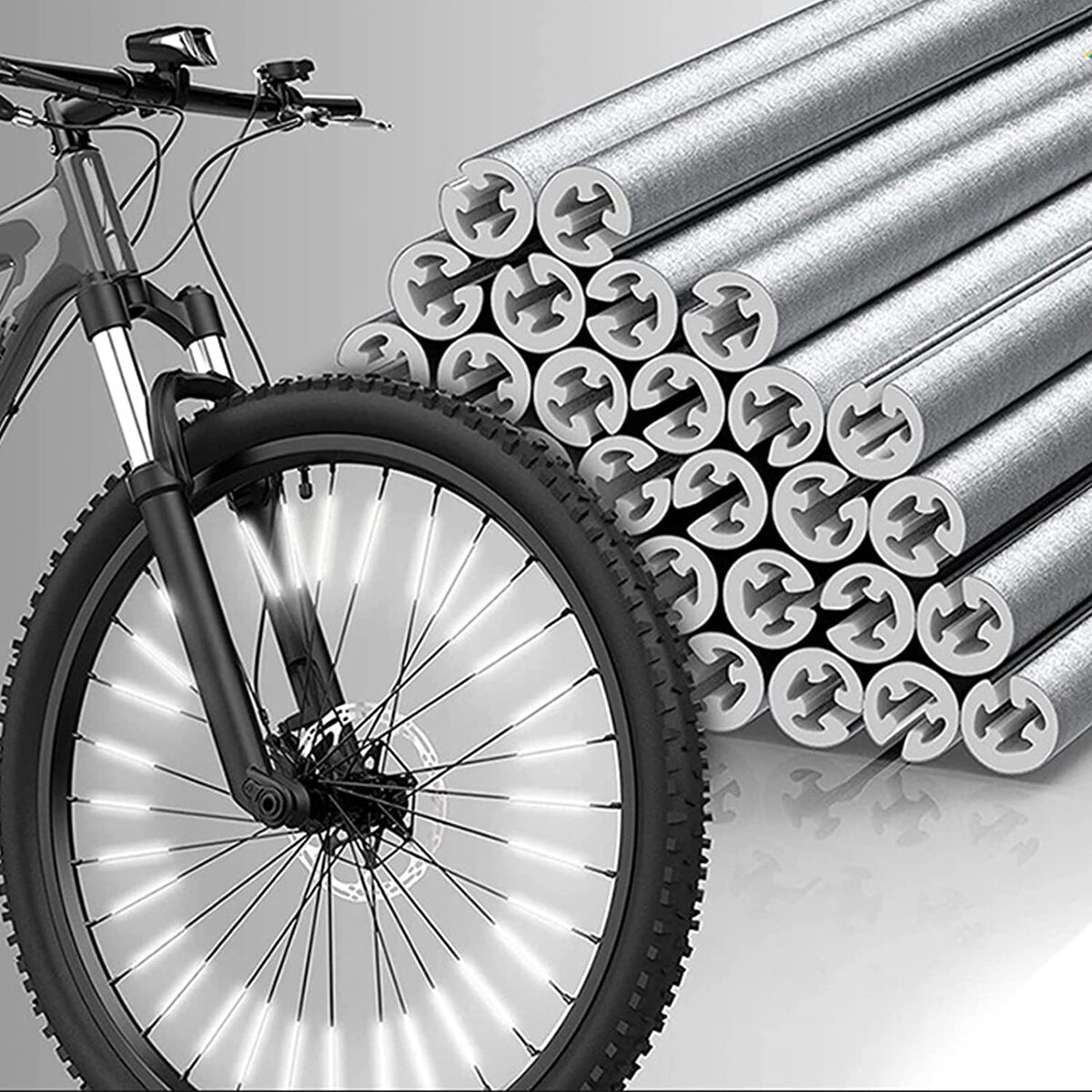 【新品未使用】自転車　反射板　70個　ホイール　リフレクター　スポーク　サイクル 自転車 リフレクター ホイール 反射板 メール便送料無料
