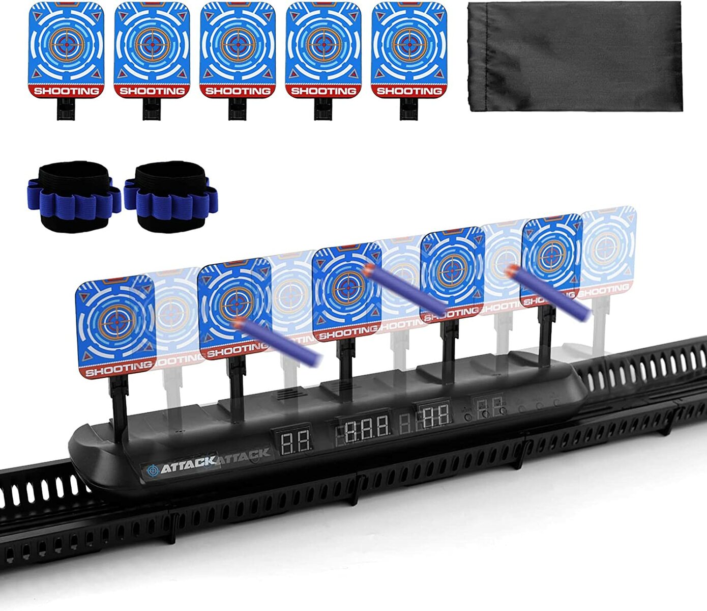 楽天市場】【100円OFFクーポン付】電子ターゲット ナーフ対応 標的5個