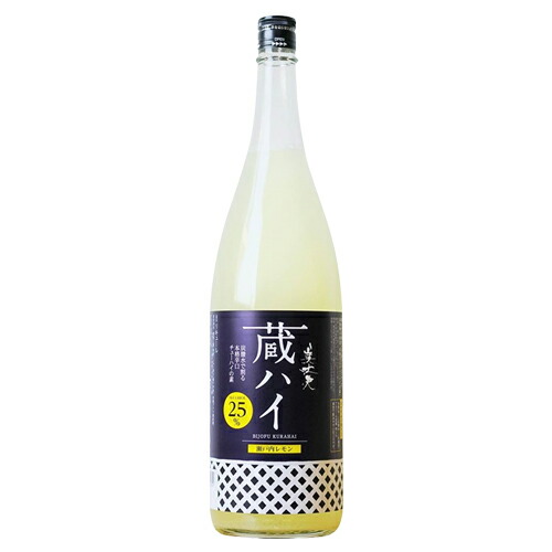 楽天市場 リキュール 美丈夫 蔵ハイ 瀬戸内レモン 1800ml びじょうふ 銘酒本舗 Imanaka Sakeshop