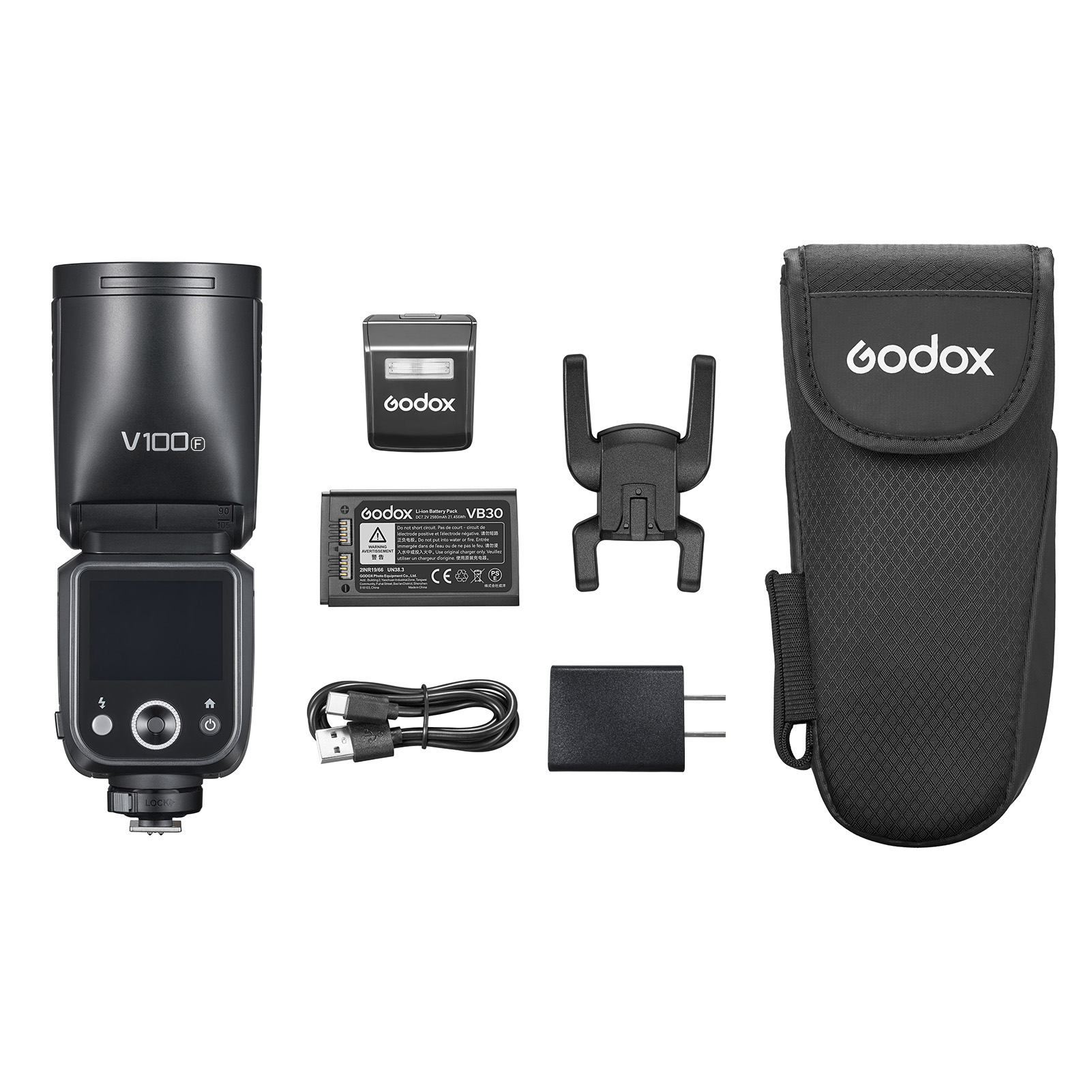 V100 F TTL リチウム独居室積み上げる丸型クリップオンストロボ｜100Ws閃光電球最終生産物｜2.4G無線電話取り合わせ｜着脱能力のあるな補欠選手閃光電球嘱する｜内蔵LEDモデリング点火装置｜乾電池嘱する 富士用ひな形