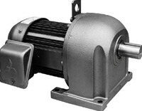 三菱電機 GM-DB 0.4KW 1/100 ギヤードモータ GM-DBシリーズ(三相・脚取付形・ブレーキ付)
