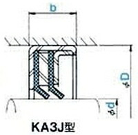 NOK 油絵の具判子 KA3J12015014 (GJ4346I0) KA3J型