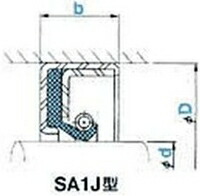 NOK 油絵の具判子 SA1J12015014 (GJ4346S0) SA1J型