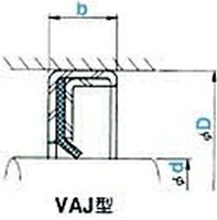NOK 油絵の具消印 VAJ15018014 (GJ4624I0) VAJ型