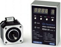 シナノケンシ CSA-US28D4D 発振器内蔵スピードコントローラセットステッピングモーター 両軸タイプ(取付28mm)