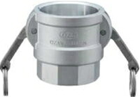 小澤物産 レバーカップリング OZ-D-AL-3 (80A) メスネジ型カプラー アルミニウム 【当商品のご購入は別途送料1,728円が必ず掛かります】