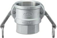 小澤物産 レバーカップリング OZ-D-SUS-1 (25A) メスネジ型カプラー ステンレス 【当商品のご購入は別途送料1,728円が必ず掛かります】｜伝動機 店