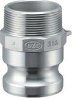 小澤物産 レバーカップリング OZ-F-SUS-11/4 (32A) オスネジ型アダプター ステンレス 【当商品のご購入は別途送料1,728円が必ず掛かります】｜伝動機 店