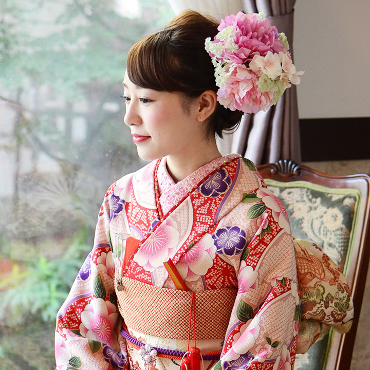 髪飾り コーム ヘッドドレス ピオニー 紫陽花 芍薬 ピンク Fc196pk Natboardmcqs Com