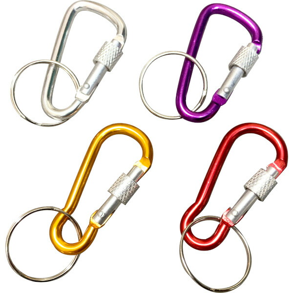 楽天市場】【お値下げ】カラビナ 8色セット 8cm マットカラー