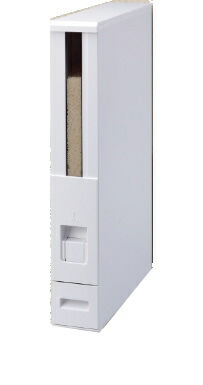 【製造業者直送】【代引不可】エムケー精工：計り米びつライスエーススリム(12Kg)(白いこと)/RCB-12SW