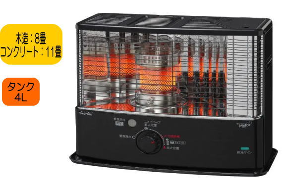 トヨトミ：原油暖房器(黒いこと)/RS-W30N-B