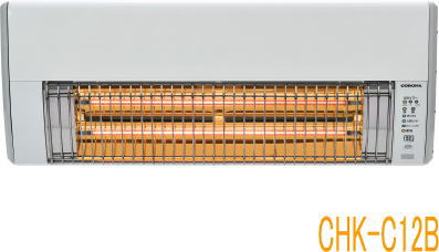 楽天市場】壁掛型 遠赤外線暖房機 ウォールヒート CHK-C12B CORONA
