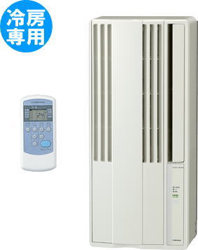 コロナ：冷房専用窓用エアコン(シティホワイト)(7畳用)/CW-1826R-W｜メロウハウス