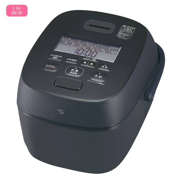 楽天市場】象印：圧力IH炊飯ジャー極め炊き（1升炊）(ブラック)/NW