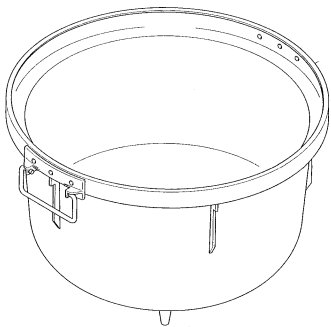 パロマ部品：釜組立 10AD/028802500炊飯器用｜メロウハウス