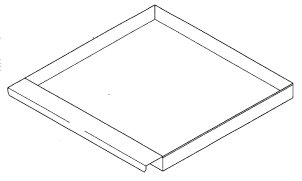 パロマ部品：受け皿（小）/98203800S業用焼物器用