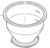 象印部品：うす(ホッパーセット）/BG358811G もちつき機用