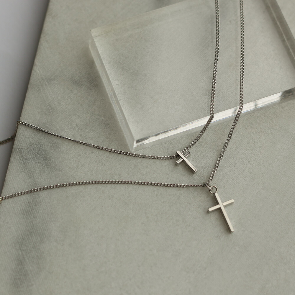 新品未使用 シンプルデザイン 高級品 クロス ネックレス ネックレス クロス シンプル 十字架 シルバー V系 Rock きれいめ