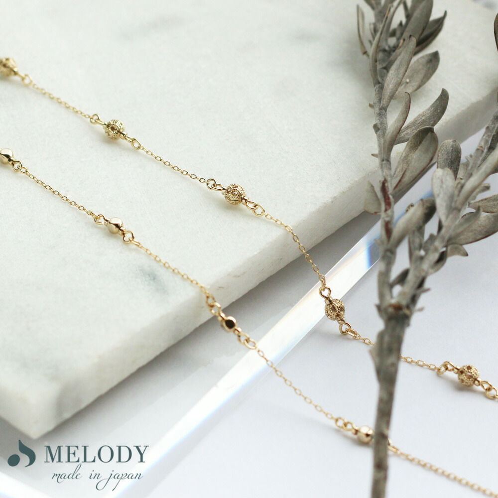 楽天市場】【最大10％OFFクーポン！】アンクレット 日本製 K18GP