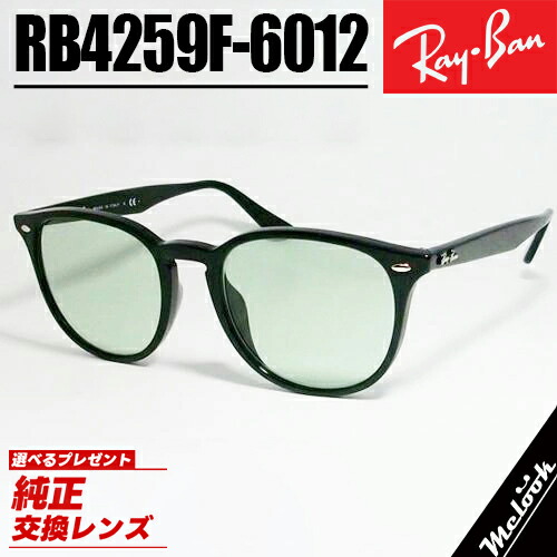 Ray-Ban レイバン RB4259F グリーン 53サイズ サングラス クラシック ブラック × ライトグリーン \