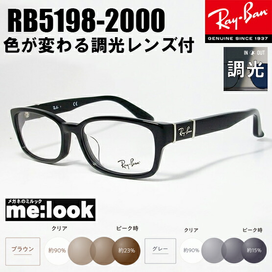 楽天市場】RayBan レイバン RB4258F-SUN-52【色が変わる調光レンズ付 