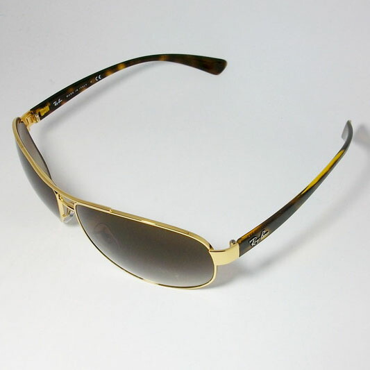 RayBan レイバン RB3386-00113-67サングラス ティアドロップゴールド ブラウンデミ RB3386-001 13-67 く日はお得♪