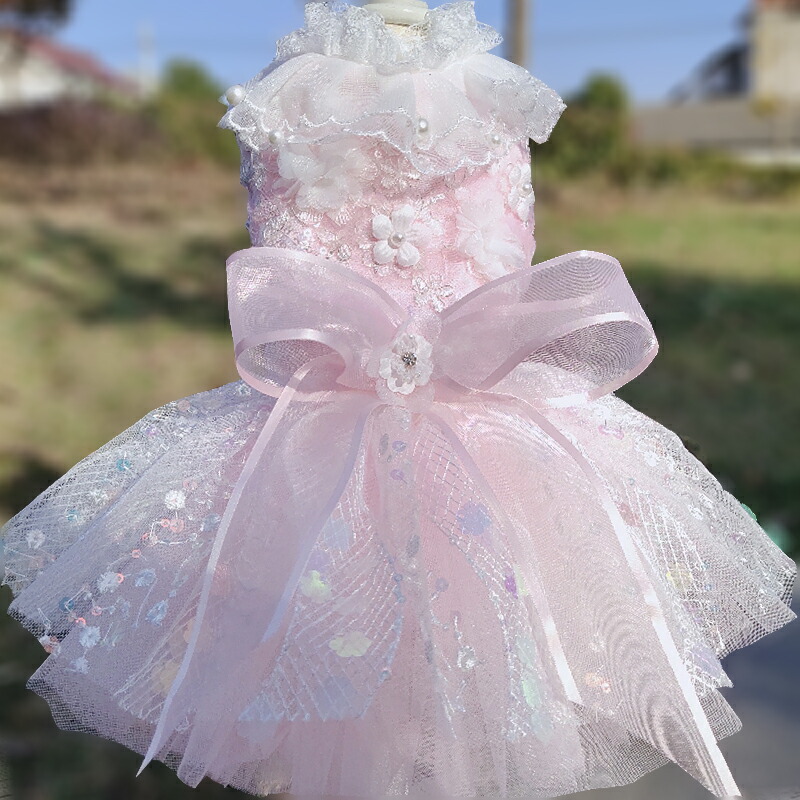 楽天市場】ペット服 ドレス フォーマル ウェディングドレス 結婚式 犬 ...
