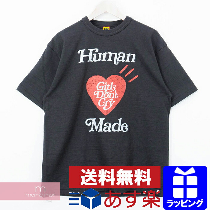 楽天市場 セール Girls Don T Cry Human Made 19ss T Shirt ガールズドントクライ ヒューマンメイド フロントロゴプリントtシャツ 半袖 カットソー ブラック サイズl プレゼント ギフト 新古品 Meme Mori