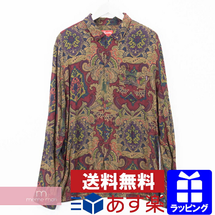 supreme paisley long sleeve