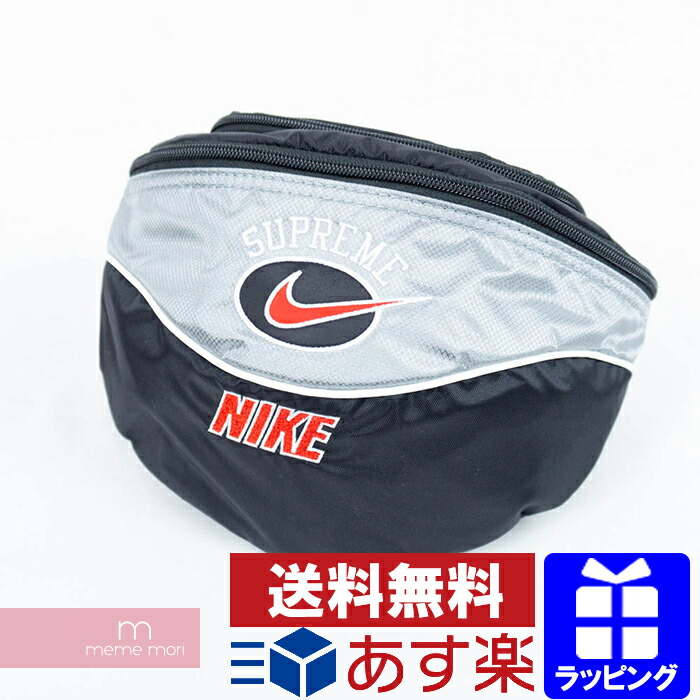 supreme nike shoulder bag silver
