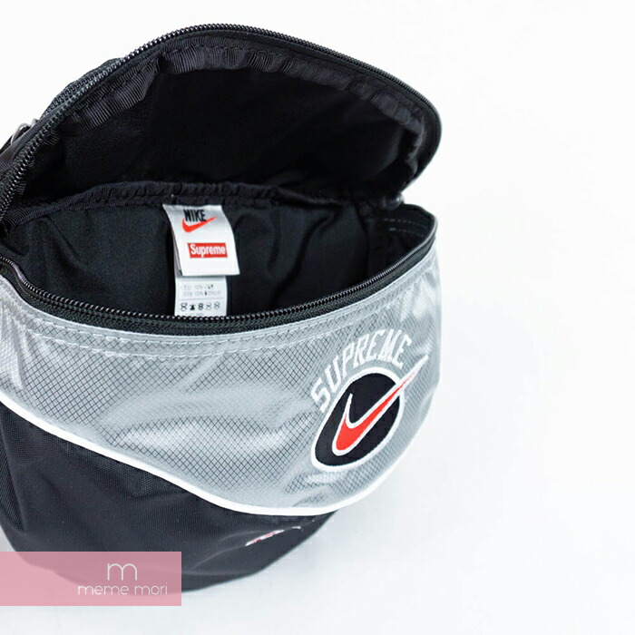 supreme nike shoulder bag silver