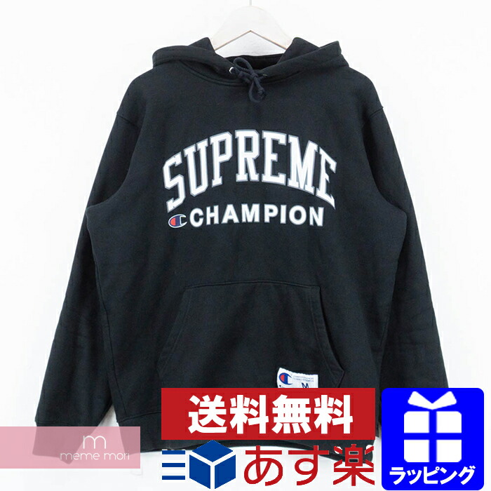 supreme champion hoodie black