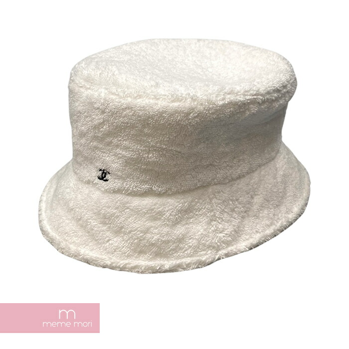 【楽天市場】CHANEL 2021AW Terry Cloth Bucket Hat シャネル テリークロスバケットハット クラッシャーハット