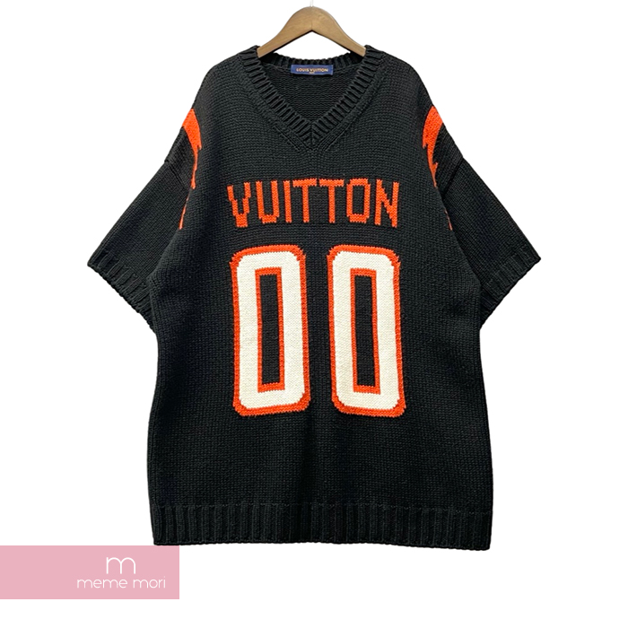 Louis Vuitton Intarsia Football T-Shirt (1A9TAX)