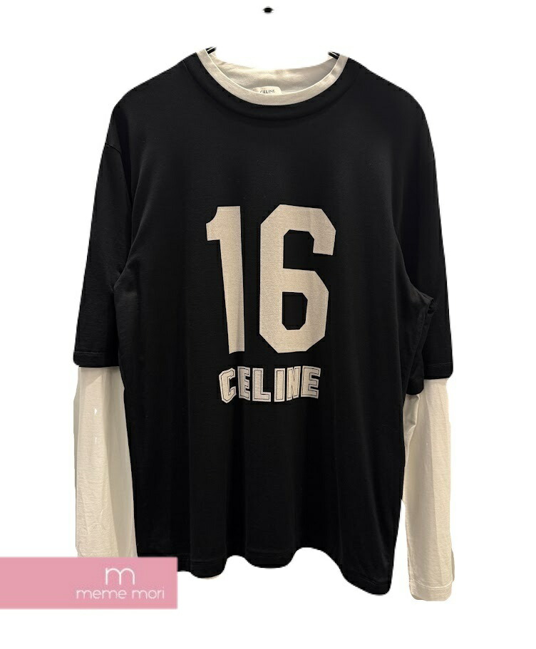 スピード配送◆送込【CELINE】ロングスリーブ*ルーズ*Tシャツ CELINE(セリーヌ) ボーダーロングスリーブTシャツ2X276545F