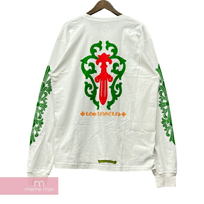 ★Chrome Hearts★ マイアミ限定ダガーロングスリーブTシャツ Chrome Hearts マイアミ限定ダガーロゴ ロングスリーブ T シャツ