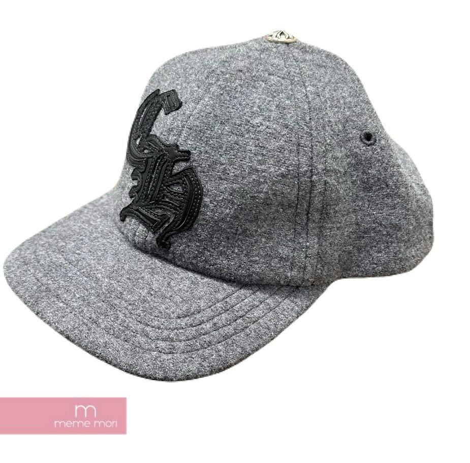CHROME HEARTS CHHAT CH刺繍クロスパッチベースボールキャップ CHROME HEARTS クロムハーツ CH HAT CH刺繍 クロスパッチ ベース
