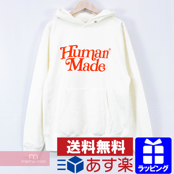 楽天市場 Girls Don T Cry Human Made 19ss Pizza Hoodie ガールズドントクライ ヒューマンメイド フロントロゴプリントフーディ プルオーバー パーカー ホワイト サイズl プレゼント ギフト 新古品 Me04 Meme Mori