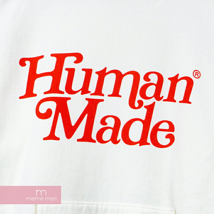 楽天市場 Sale Girls Don T Cry Human Made 19ss Pizza Hoodie ガールズドントクライ ヒューマンメイド フロントロゴプリントフーディ プルオーバー パーカー ホワイト サイズl プレゼント ギフト 新古品 Me04 Meme Mori