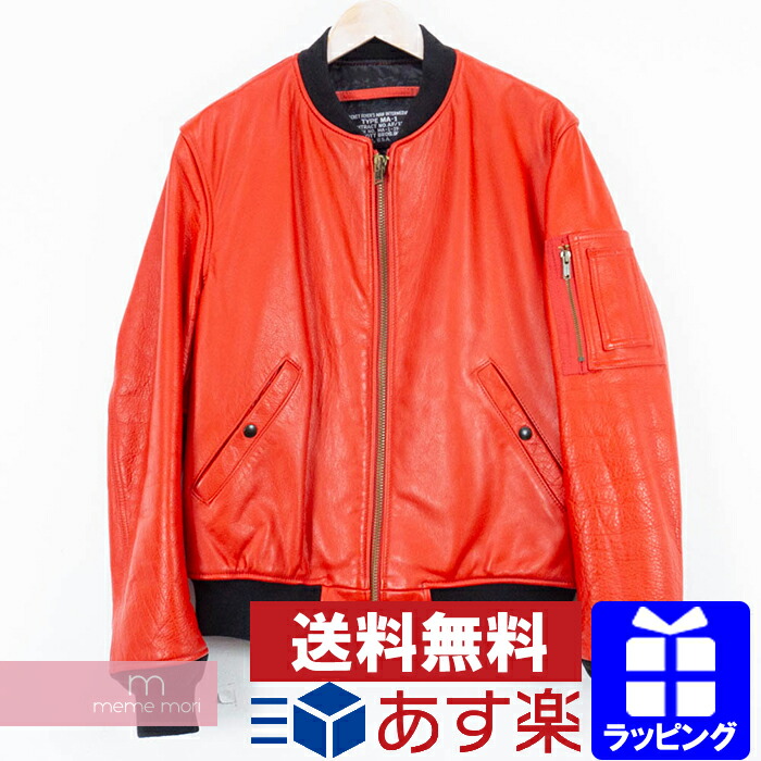 楽天市場 セール Supreme Schott 2013aw Leather Ma I シュプリーム ショット レザーma1ジャケット フライトジャケット レッド サイズm プレゼント ギフト 190407 Gs 中古 B Meme Mori