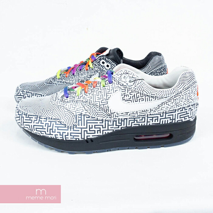NIKE 2019SS AIR MAX 1 ON AIR TOKYO MAZE CI1505 001 Kie Ney AMAX 1 airing Tokyo Maize low frequency cut sneakers black X white size US8.5(26.5cm) NIKE 2019SS AIR MAX 1 ON AIR TOKYO MAZE CI1505 001 Kie Ney AMAX 1 airing Tokyo Maize low frequency cut sneakers black X white size US8.5(26.5cm)